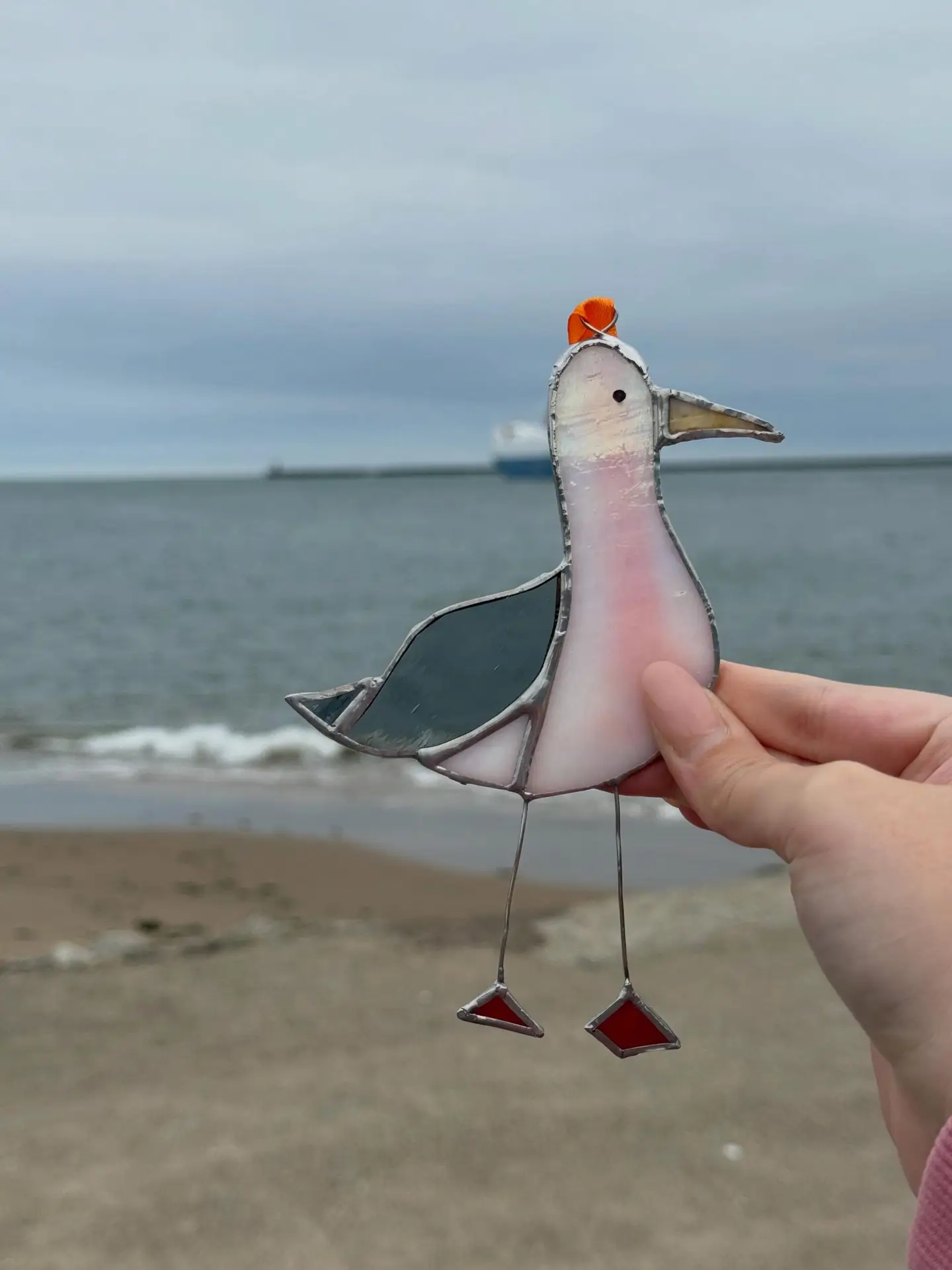 Stained Glass Seagull